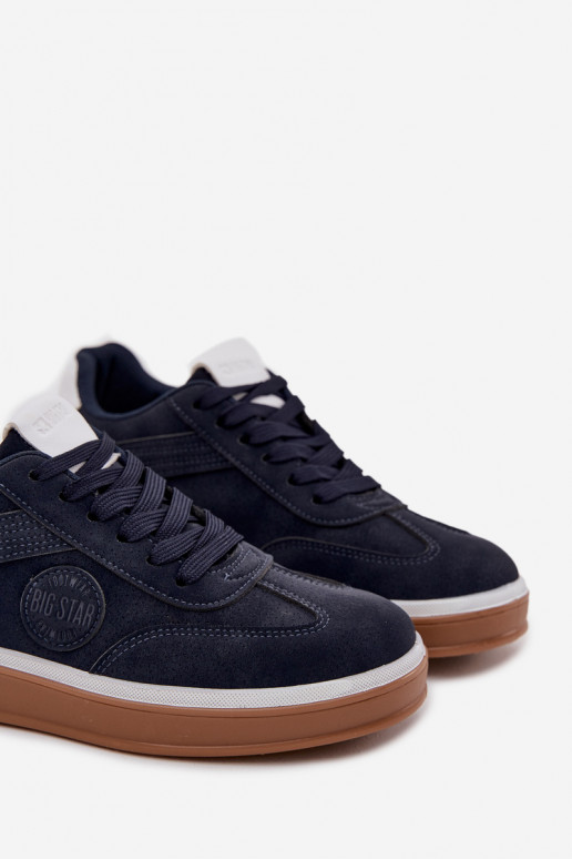 Sneakers model schoenen Het heeftnnen Laag Big Star SS174021 HI-POLY SYSTEM donkerblauIn