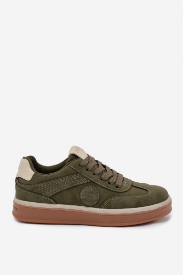 Sneakers Stilvollllschuhe Männlich Niedrig Big Star SS174022 HI-POLY SYSTEM Khaki-Farbe 2