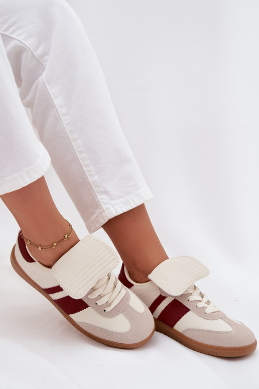 Faible Chaussures modèle baskets FémininDANSyÀiniętym Językiem Bourgogne Ardira