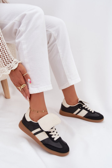 Faible Chaussures modèle baskets FémininDANSyÀiniętym Językiem couleur noire Ardira