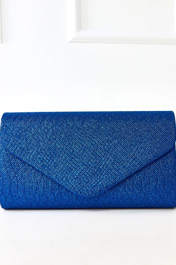 Petit sac en forme d'enveloppe bleu Circle