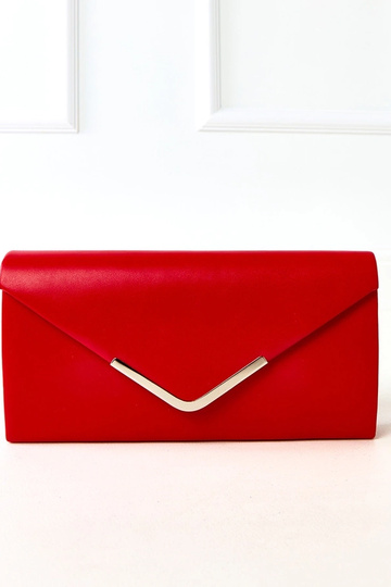 Petit sac en forme d'enveloppe rouge Vinson