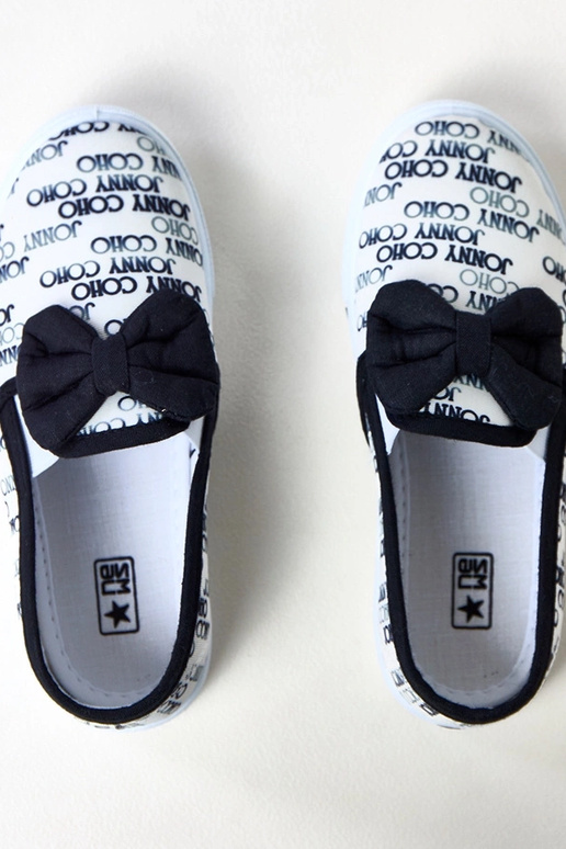 Baskets blanches pour enfants avec un...