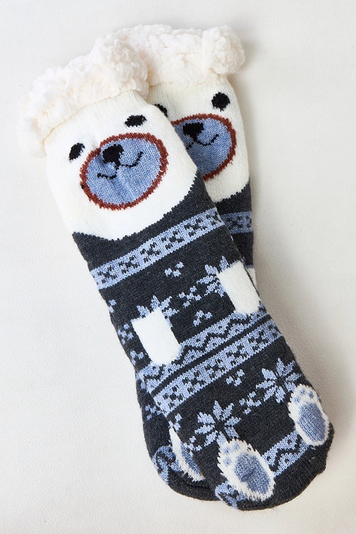 Chaussettes couleur graphite avec... Chaussettes couleur graphite avec...