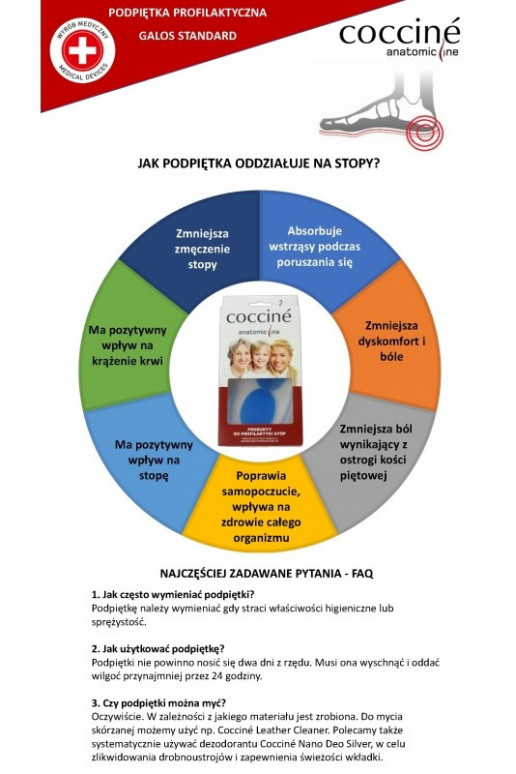 COCCINE GALOS Hak sokken Op OstrogiŻelu