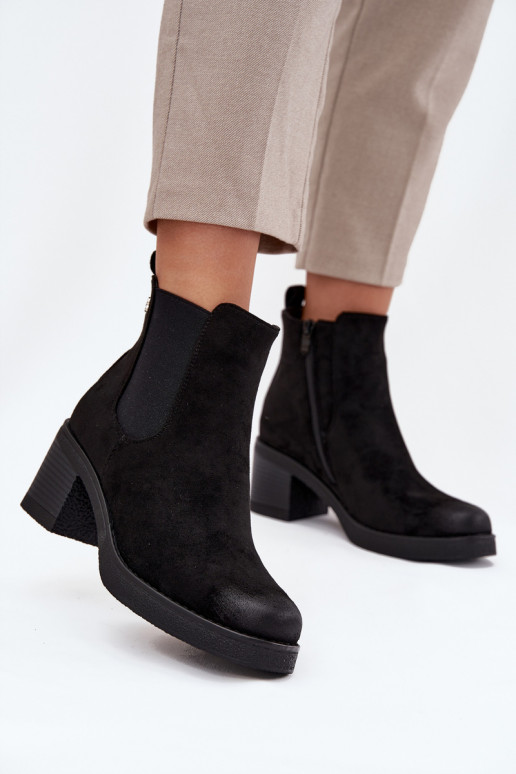 bottes élégantes Féminin avec des talons réchauffer couleur noire Zelia bottes élégantes Féminin avec des talons réchauffer couleur noire Zelia