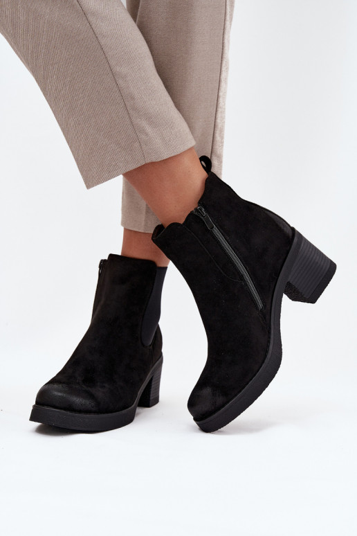 bottes élégantes Féminin avec des talons réchauffer couleur noire Zelia bottes élégantes Féminin avec des talons réchauffer couleur noire Zelia