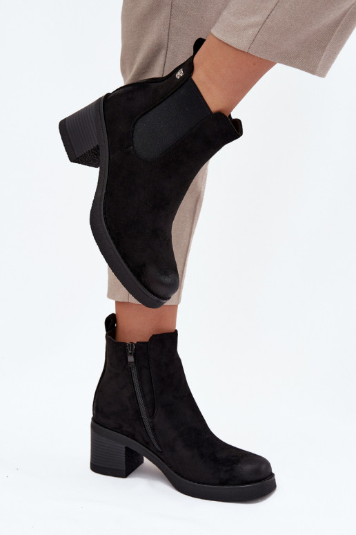 bottes élégantes Féminin avec des talons réchauffer couleur noire Zelia bottes élégantes Féminin avec des talons réchauffer couleur noire Zelia