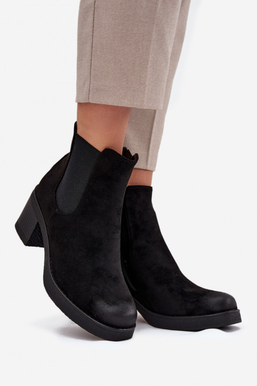 bottes élégantes Féminin avec des talons réchauffer couleur noire Zelia bottes élégantes Féminin avec des talons réchauffer couleur noire Zelia