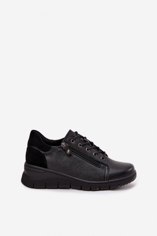 Peau chaussures Féminin Sur un coin Vinceza 39964 couleur noire Peau chaussures Féminin Sur un coin Vinceza 39964 couleur noire