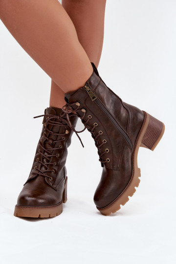 Bottines de travail Féminin Klocke réchauffer Vinceza 89136 marron 2