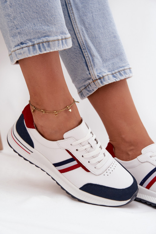 sportschoenen Leer Dames INit-donkerblauIn Lorvessa