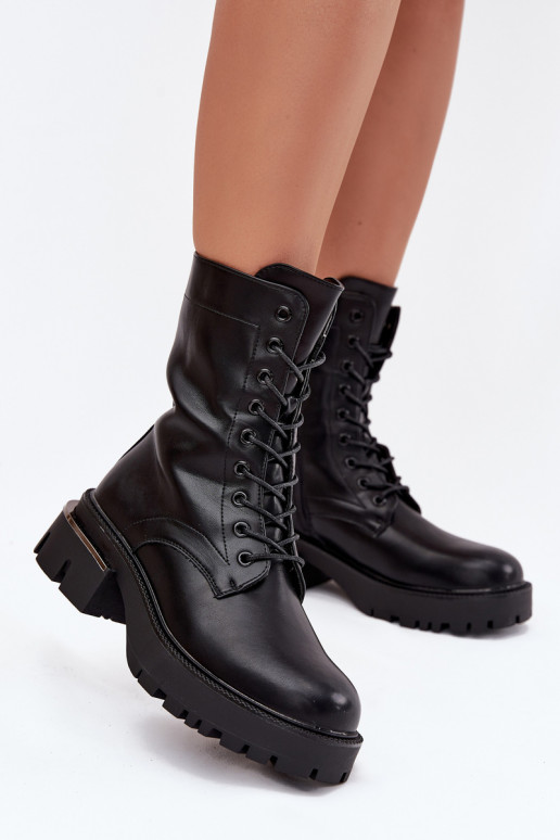 Arbeitsstiefeletten Feminin Klocke schZuarze Farbe Alviora Arbeitsstiefeletten Feminin Klocke schZuarze Farbe Alviora