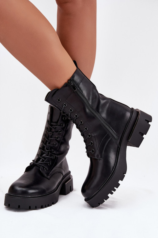 Arbeitsstiefeletten Feminin Klocke schZuarze Farbe Alviora Arbeitsstiefeletten Feminin Klocke schZuarze Farbe Alviora