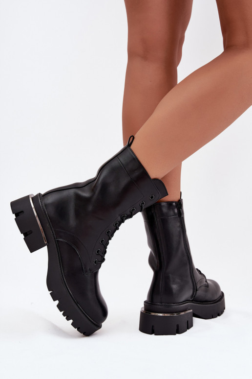 Arbeitsstiefeletten Feminin Klocke schZuarze Farbe Alviora Arbeitsstiefeletten Feminin Klocke schZuarze Farbe Alviora