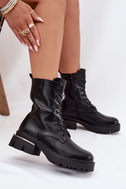 Arbeitsstiefeletten Feminin Klocke schZuarze Farbe Alviora Arbeitsstiefeletten Feminin Klocke schZuarze Farbe Alviora