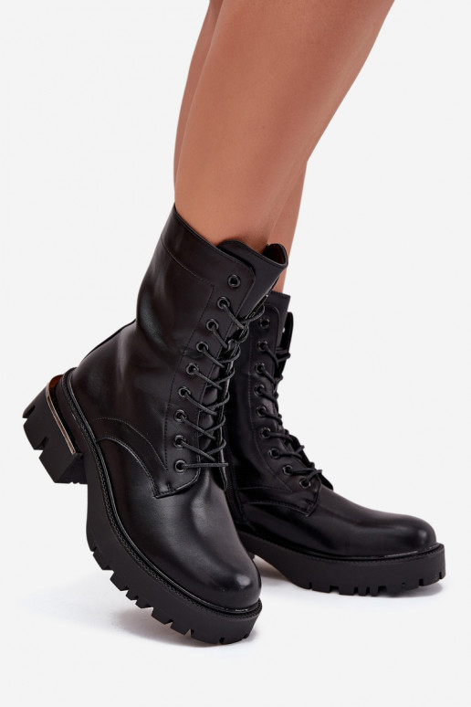 Arbeitsstiefeletten Feminin Klocke schZuarze Farbe Alviora Arbeitsstiefeletten Feminin Klocke schZuarze Farbe Alviora