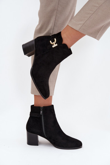 réchauffer Bottes pour femmes Ze couleur doréem Detalem couleur noire Renora