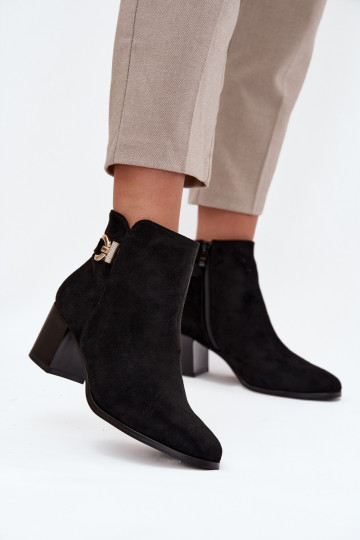 réchauffer Bottes pour femmes Ze couleur doréem Detalem couleur noire Renora 2