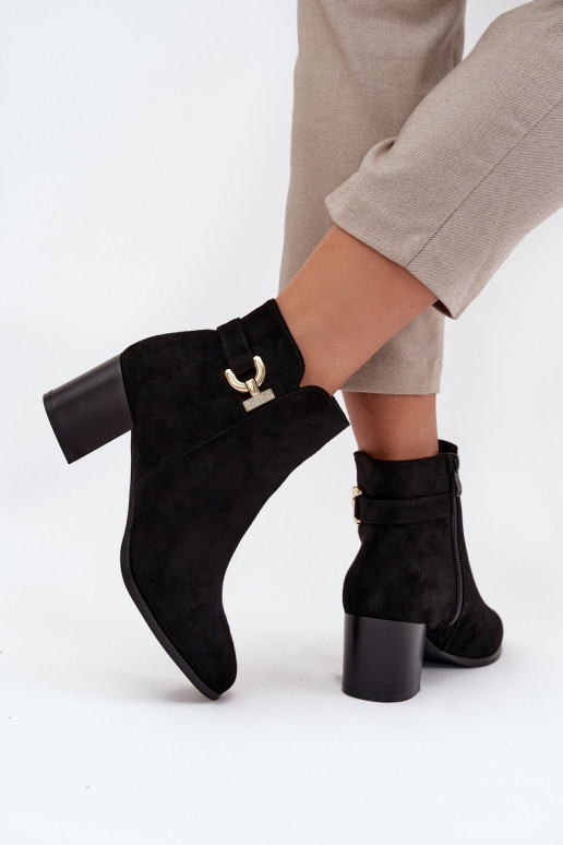 réchauffer Bottes pour femmes Ze couleur doréem Detalem couleur noire Renora réchauffer Bottes pour femmes Ze couleur doréem Detalem couleur noire Renora