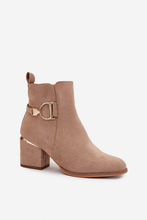 réchauffer Bottes pour femmes Ze couleur doréemi Elementami beige Ambrine