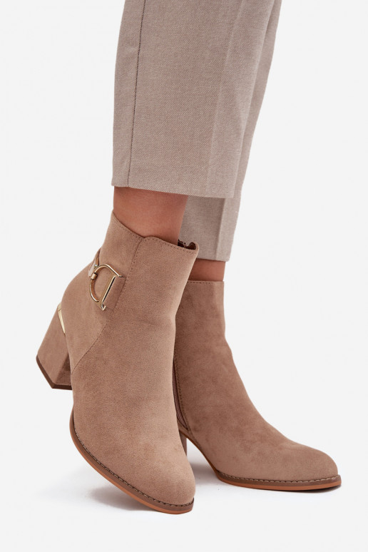 réchauffer Bottes pour femmes Ze couleur doréemi Elementami beige Ambrine