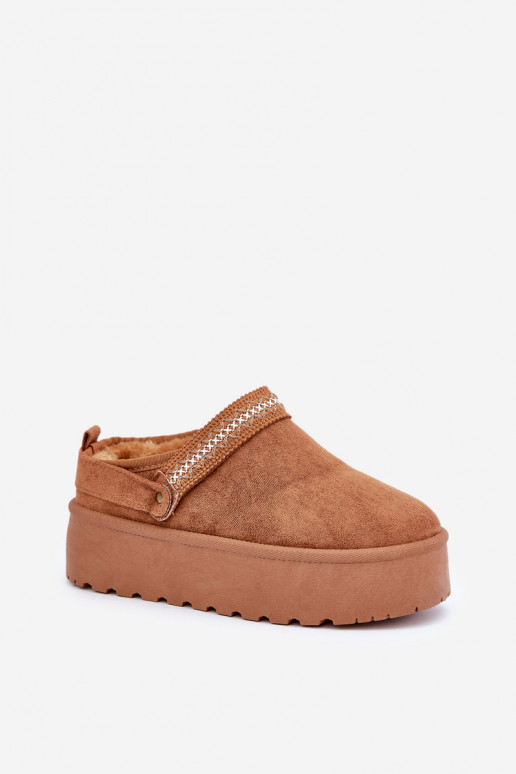 Bottes de neige Avec des décorations Haftem marron Selithria