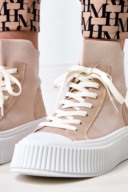 Baskets slip-on roses de type... Baskets slip-on roses de type...