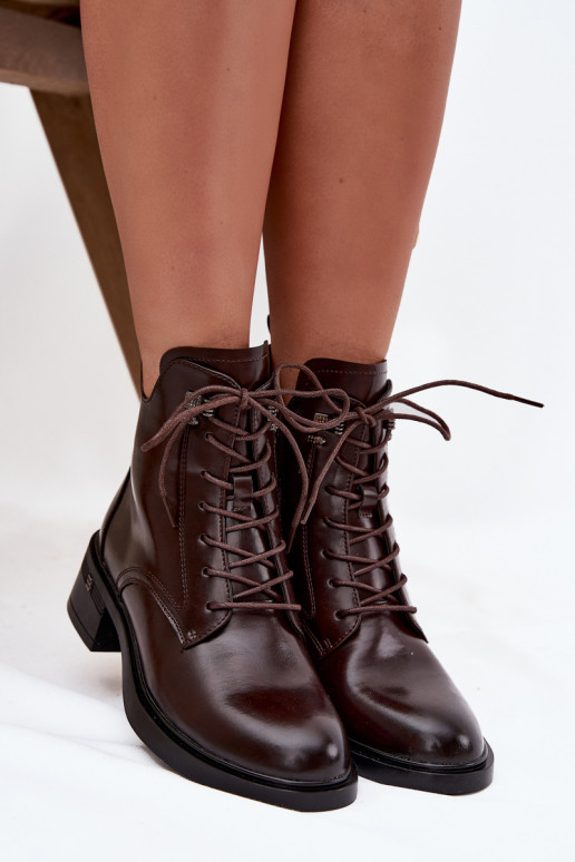 sich Zuarm laufen Damenstiefel Klocke Vinceza 58602 CzekoladoZue