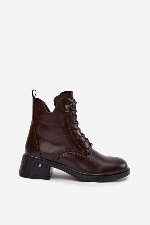 réchauffer Bottes pour femmes Klocke Vinceza 58602 CzekoladoÀe