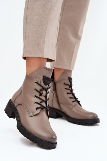 réchauffer Bottes pour femmes Klocke Vinceza 58609 couleur grise 2