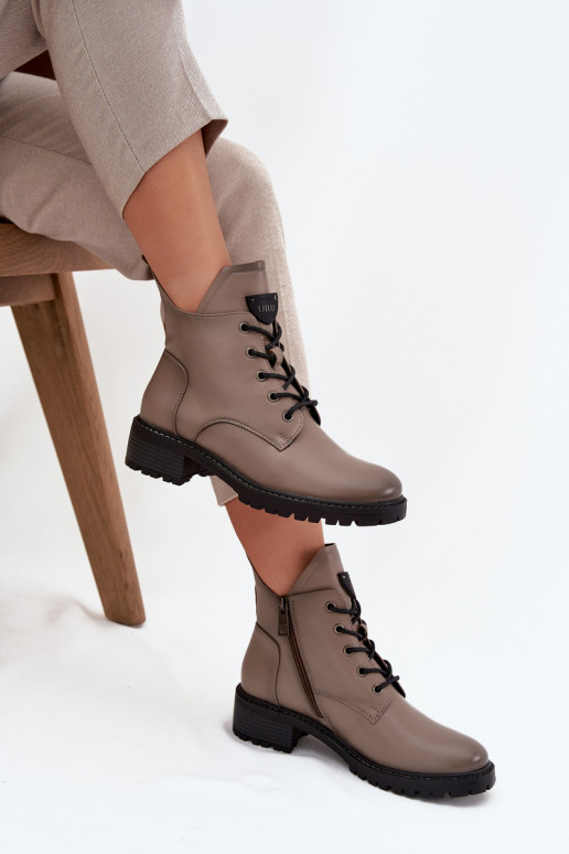 opInarmen Dameslaarzen Op Klok Vinceza 58609 grijs