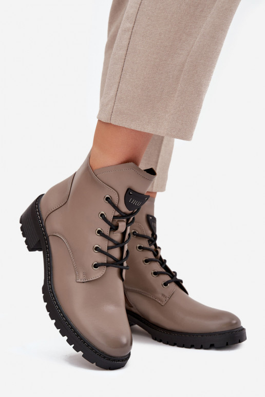 réchauffer Bottes pour femmes Klocke Vinceza 58609 couleur grise