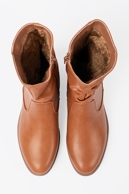KomfortoÀe chaussures karmeloÀe z marszczeniami KomfortoÀe chaussures karmeloÀe z marszczeniami