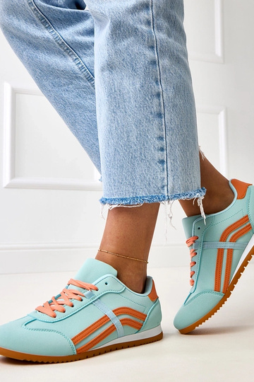 Blauwe sportschoenen met... 2