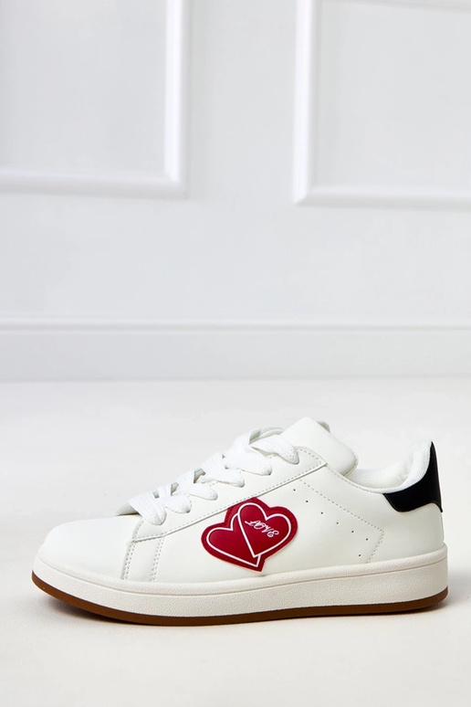 Weiße Sneakers mit Plattform und...