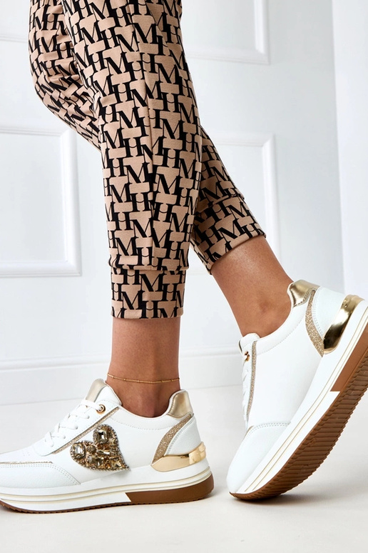 Baskets blanches avec plateforme... Baskets blanches avec plateforme...