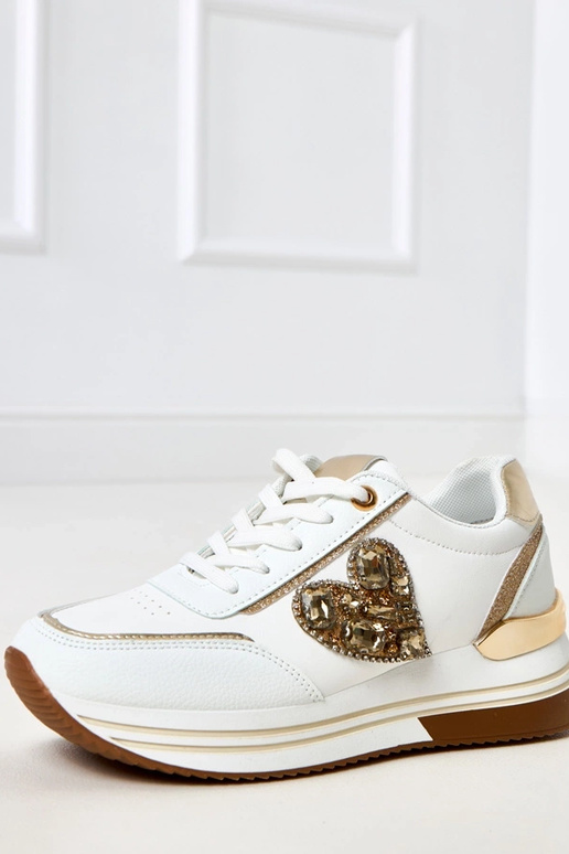 Baskets blanches avec plateforme... Baskets blanches avec plateforme...