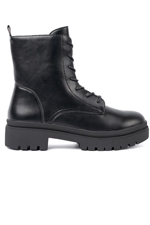 Damen schwarze Schnürschuhe