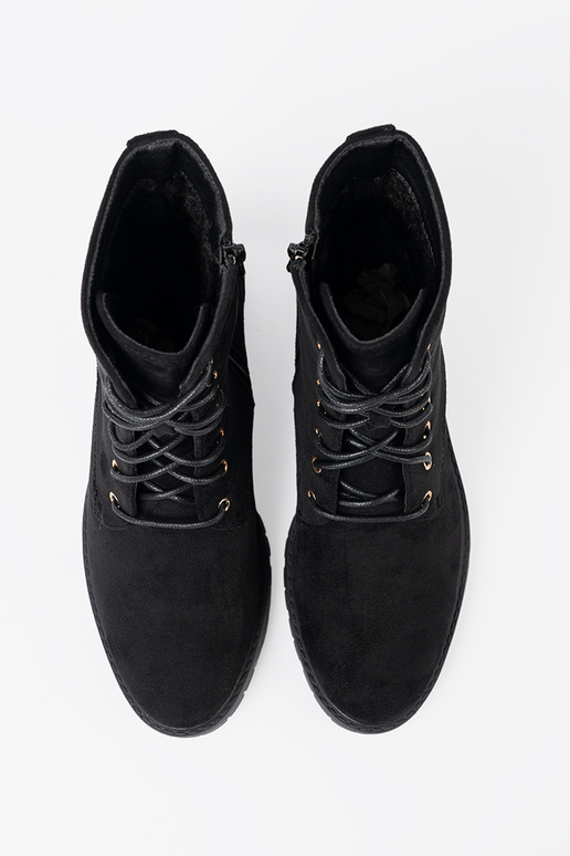 Pratique couleur noire chaussures z okrągłym noskiem Pratique couleur noire chaussures z okrągłym noskiem