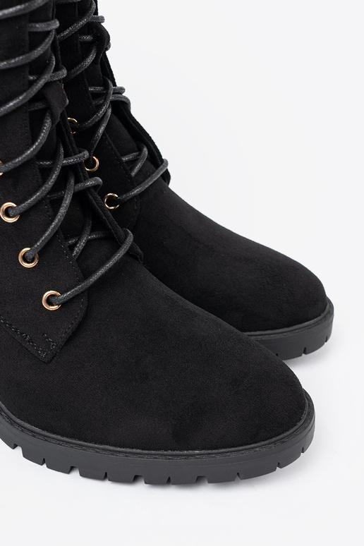 Pratique couleur noire chaussures z okrągłym noskiem Pratique couleur noire chaussures z okrągłym noskiem