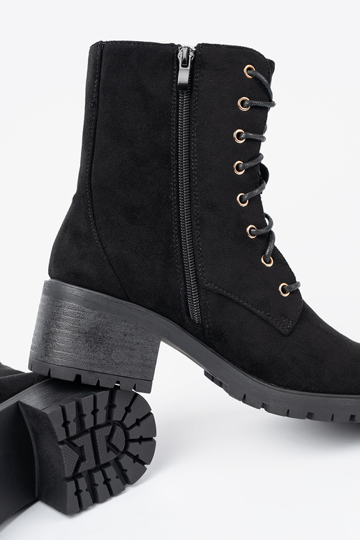 Komfortabel schZuarze Farbe Schuhe z okrągłym noskiem