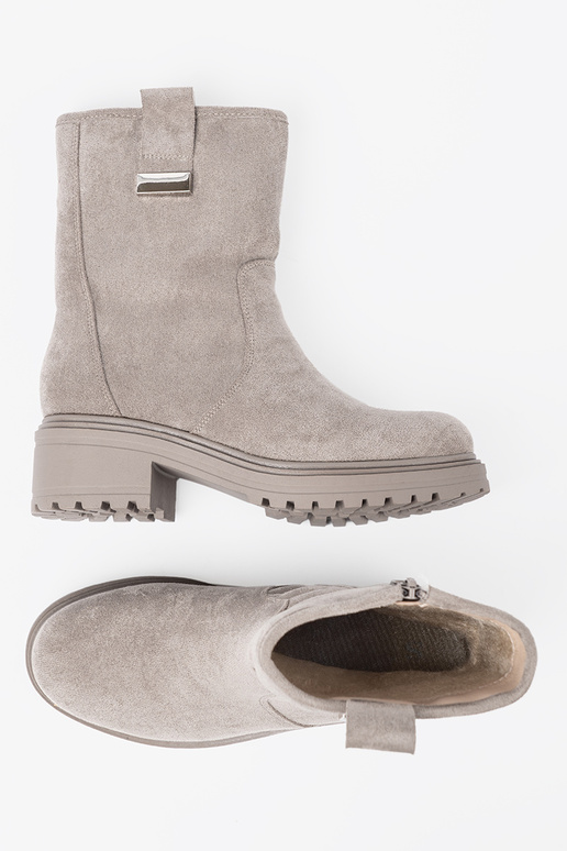 Komfortabel graue Farbe Schuhe na masyZunej podeszZuie