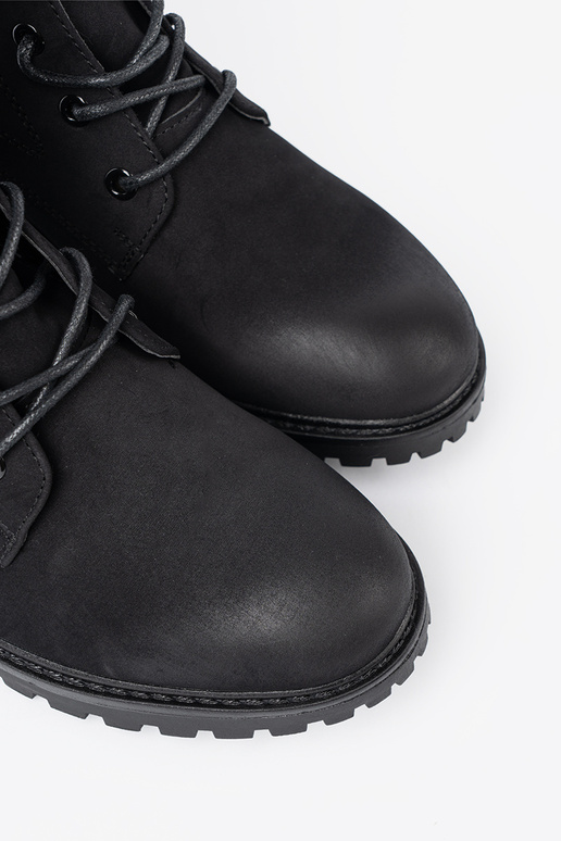 À la mode couleur noire bottes d équitation hautes z ozdobnym lacetsm À la mode couleur noire bottes d équitation hautes z ozdobnym lacetsm