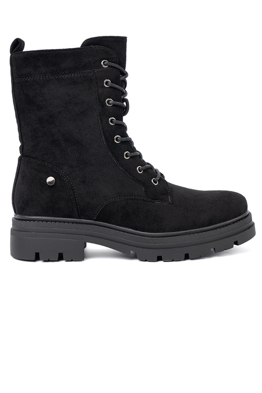 schZuarze Farbe geschnürt hohe Reitstiefel na masyZunej podeszZuie schZuarze Farbe geschnürt hohe Reitstiefel na masyZunej podeszZuie
