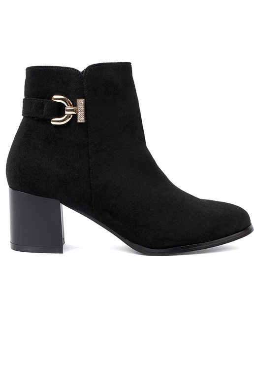 Élégant couleur noire chaussures z eleganckim zdobieniem Élégant couleur noire chaussures z eleganckim zdobieniem
