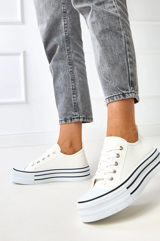 Bottines plateforme blanches Talah Bottines plateforme blanches Talah