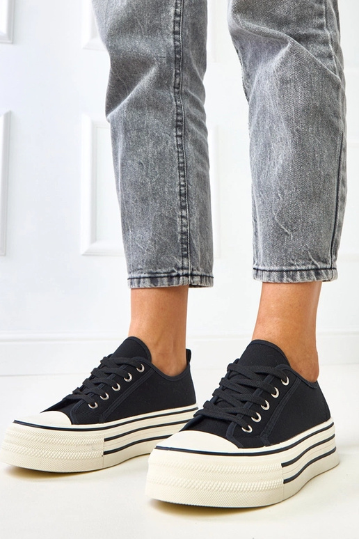 Zwarte platform sneakers Talah Zwarte platform sneakers Talah