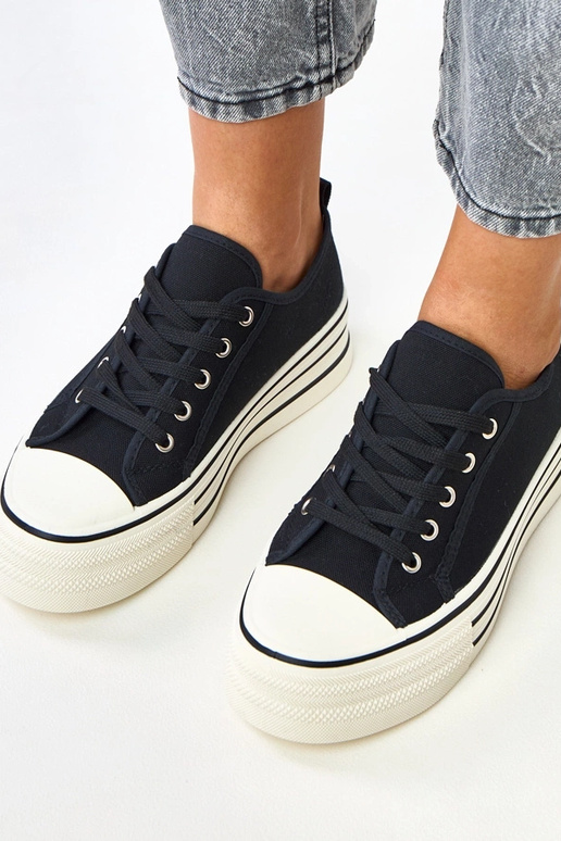 Bottines plateforme noires Talah Bottines plateforme noires Talah