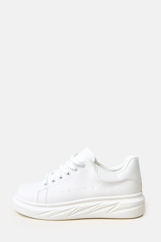 Weiße Sneakers auf Plattform "Rosier" Weiße Sneakers auf Plattform "Rosier"